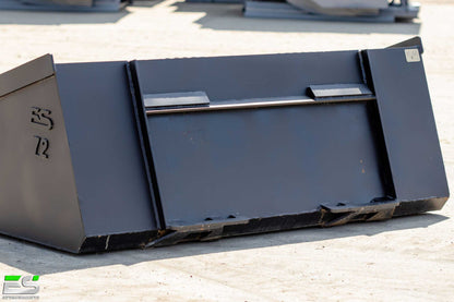Express Steel | Snow/Mulch Bucket | SKU ES-STSMB-0072 | Width 72" | Hydraulic Flow 15 To 25 GPM | For Skid Steers