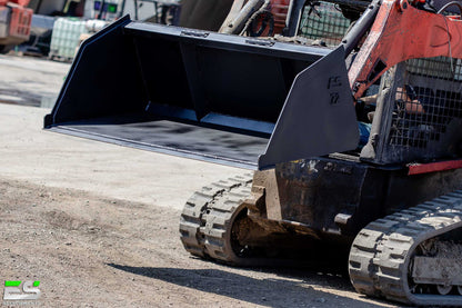 Express Steel | Snow/Mulch Bucket | SKU ES-STSMB-0072 | Width 72" | Hydraulic Flow 15 To 25 GPM | For Skid Steers
