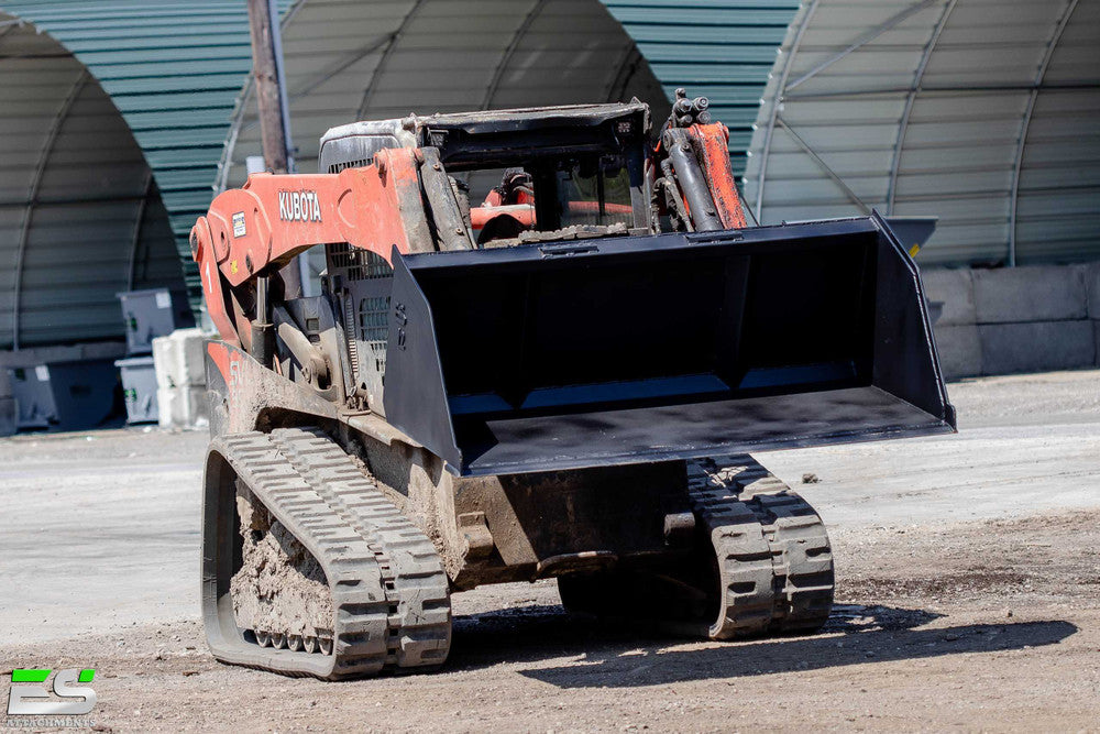 Express Steel | Snow/Mulch Bucket | SKU ES-STSMB-0072 | Width 72" | Hydraulic Flow 15 To 25 GPM | For Skid Steers
