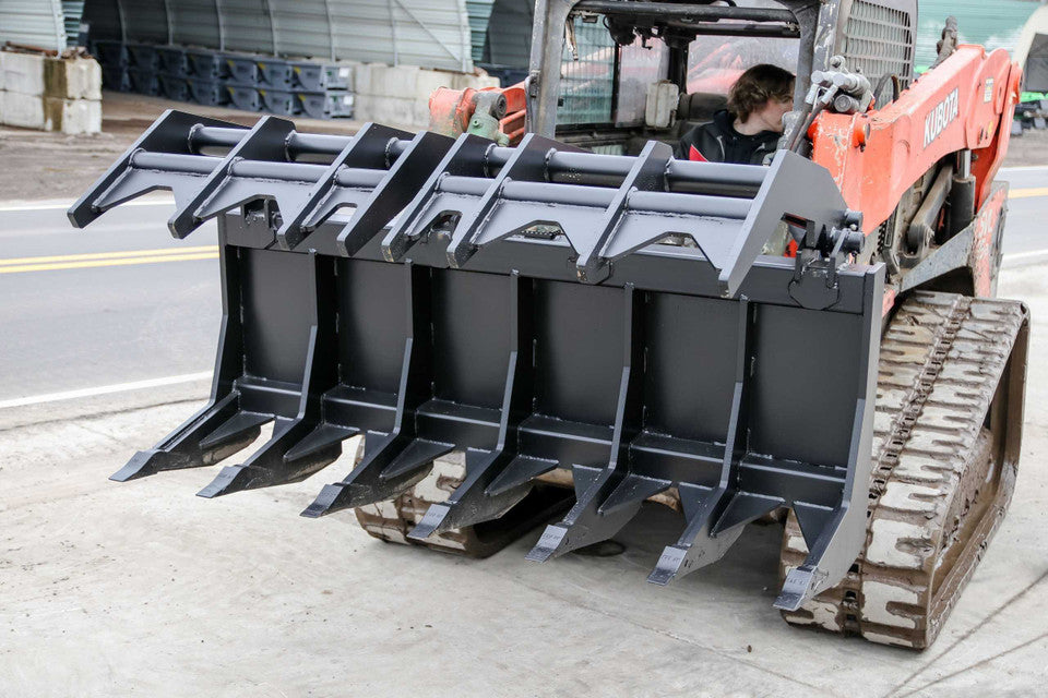 Express Steel Vertical Extreme Grapple | SKU ES20160 | Width 72" | Hydraulic Flow 15–25 GPM | For Skid Steers