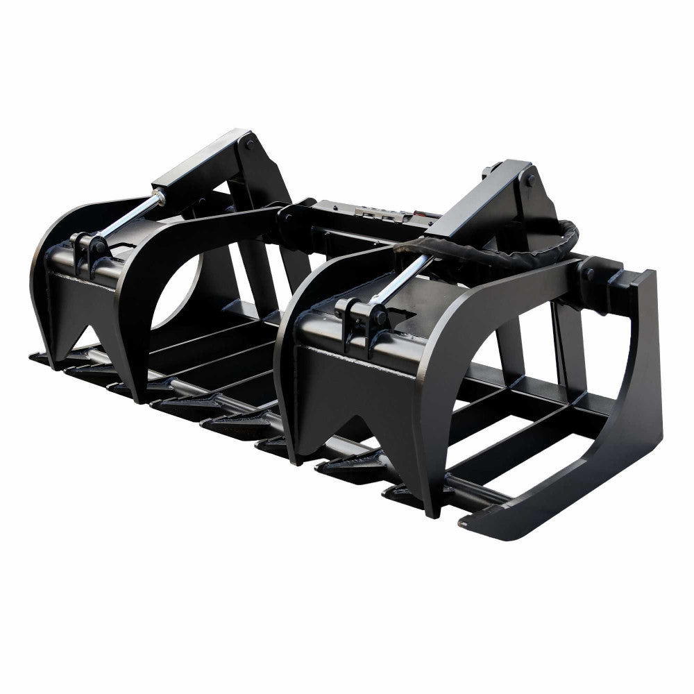 Express Steel | Root Grapple | Model 72" XHD | SKU ES20130 | Width 72" | Hydraulic Flow 15 To 25 GPM | For Skid Steers