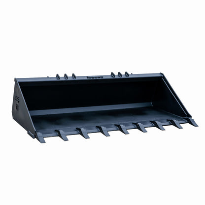 Express Steel | Bucket | Model 78" Heavy Duty Tooth | SKU ES-HDTB-0078 | Capacity 0.68 Cubic Yard | Weight 885 lbs | Hydraulic Flow 17 to 24 GPM | For Skid Steers