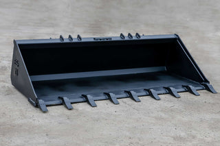 Express Steel 6.5' Heavy Duty Tooth Bucket | Width 78" | 17-24 GPM | For Skid Steers