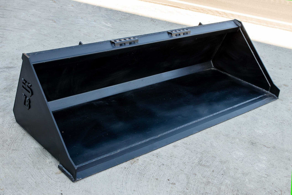 Express Steel | Smooth Bucket | SKU ES-STSB-0078 | Width 78" | Hydraulic Flow 0 To 25 GPM | For Skid Steers