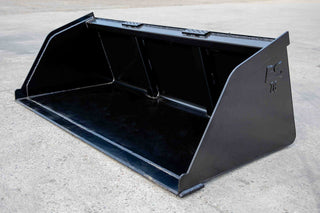 Express Steel 6.5' Heavy Duty Snow/Mulch Bucket | Width 78" | 20-35 GPM | For Skid Steers