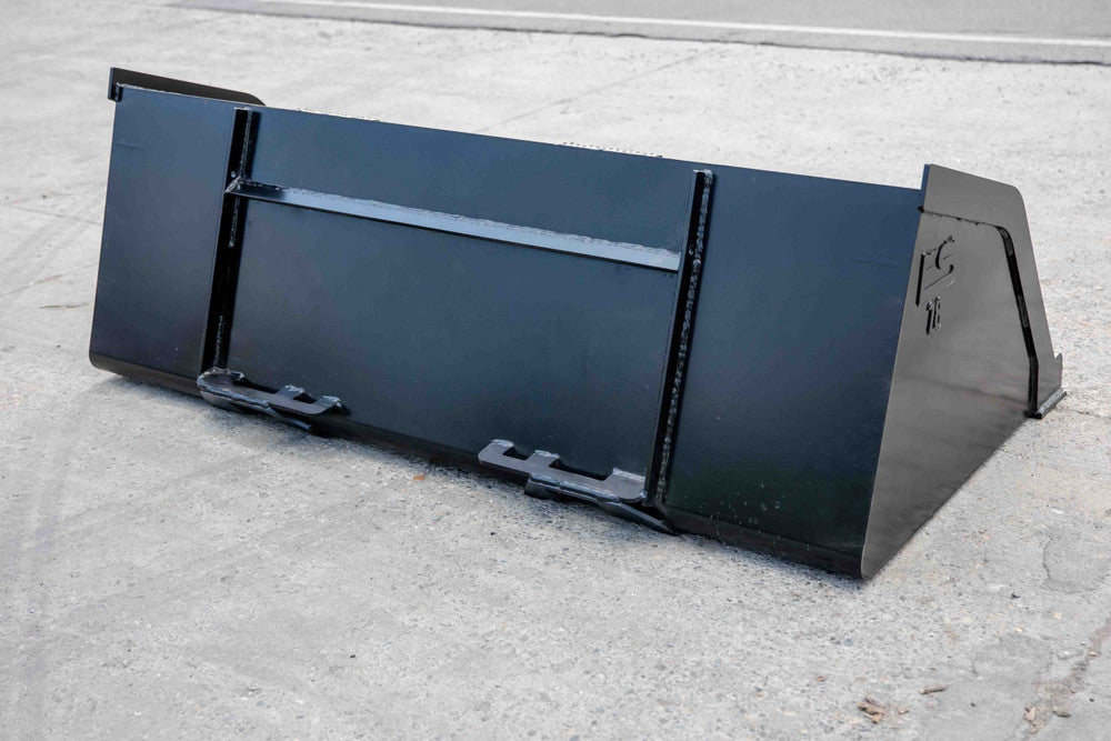 Express Steel | Snow/Mulch Bucket | SKU ES-STSMB-0078 | Width 78" | Hydraulic Flow 20 To 35 GPM | For Skid Steers