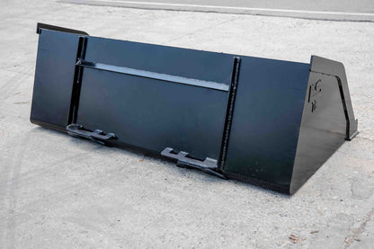 Express Steel | Snow/Mulch Bucket | SKU ES-STSMB-0078 | Width 78" | Hydraulic Flow 20 To 35 GPM | For Skid Steers