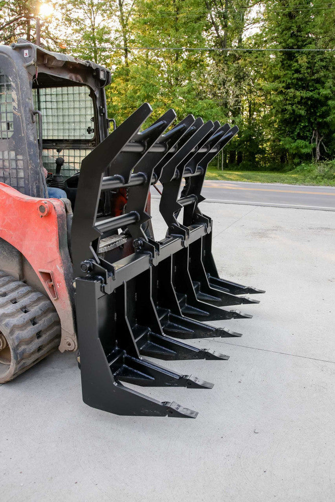 Express Steel | Vertical Extreme Grapple | SKU ES20170 | Width 78" | Hydraulic Flow 15 To 25 GPM | For Skid Steers
