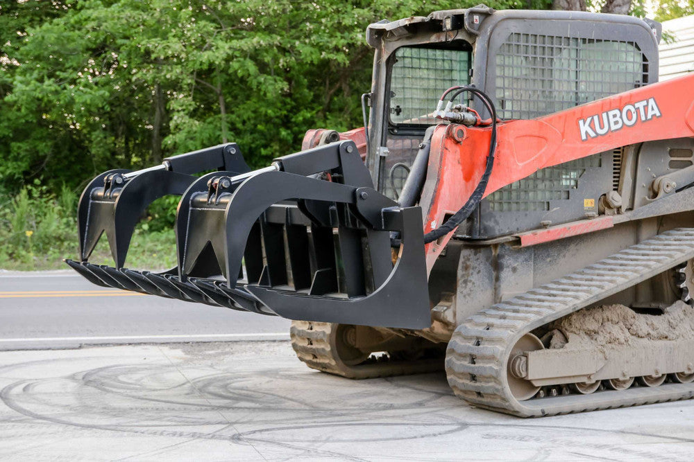 Express Steel | Grapple | Model 78" XHD | SKU ES20140 | Width 78" | Hydraulic Flow 15 To 25 GPM | For Skid Steer