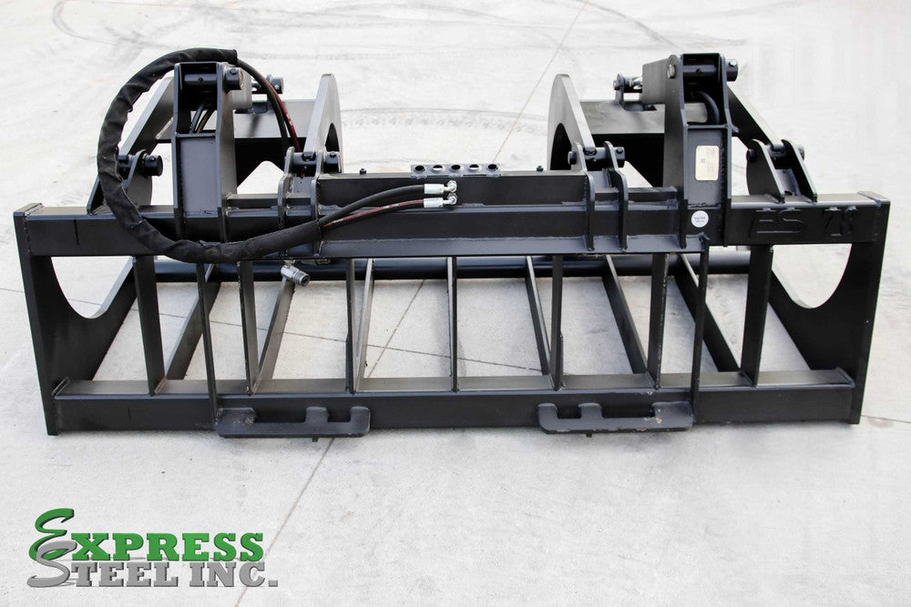 Express Steel | Grapple | Model 78" XHD | SKU ES20140 | Width 78" | Hydraulic Flow 15 To 25 GPM | For Skid Steer
