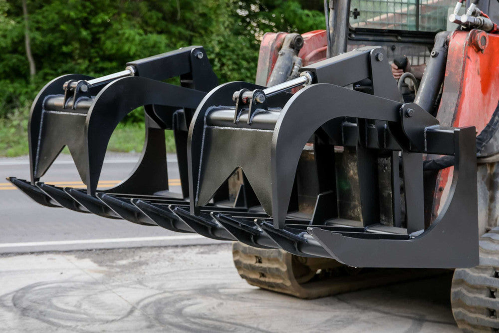 Express Steel | Grapple | Model 78" XHD | SKU ES20140 | Width 78" | Hydraulic Flow 15 To 25 GPM | For Skid Steer