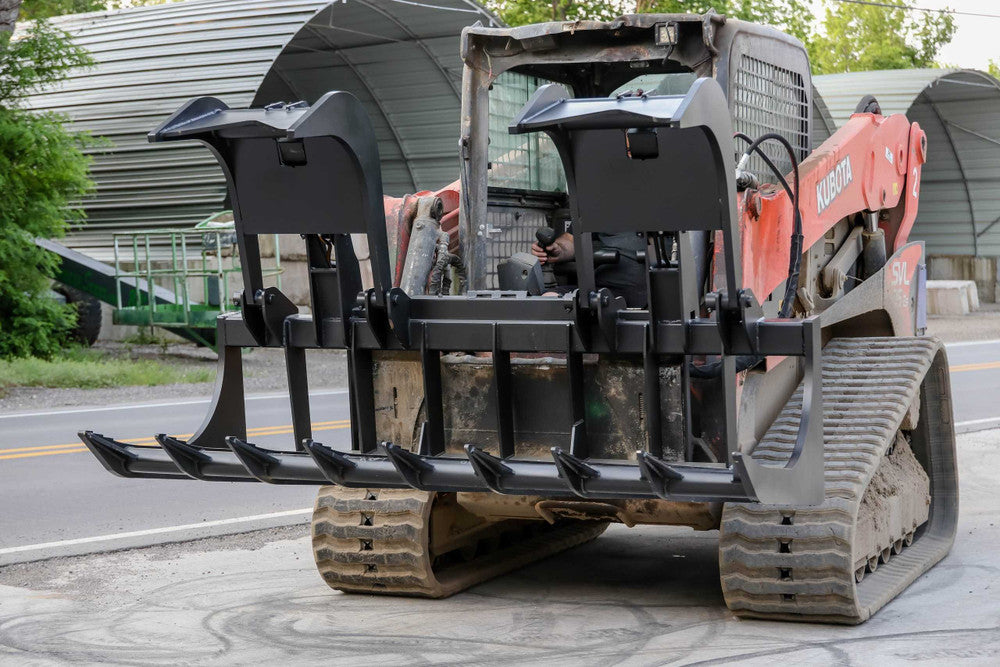Express Steel | Grapple | Model 78" XHD | SKU ES20140 | Width 78" | Hydraulic Flow 15 To 25 GPM | For Skid Steer