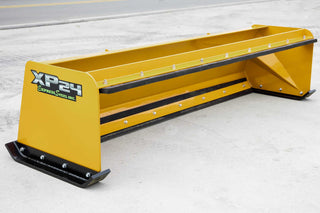 Express Steel 8' Pullback Snow Pusher | Model XP24 | Width 96" | 25 GPM | 35+ HP | For Skid Steers, Tractors & Loaders