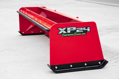 Express Steel | Pullback Snow Pusher | Model 8′ XP24 | SKU ES924PB08 | Width 96" | Hydraulic Flow 0 To 25 GPM | Horsepower 35+ HP | For Skid Steers, Tractors & Loaders