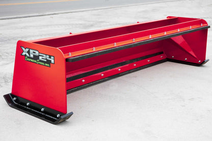 Express Steel | Pullback Snow Pusher | Model 8′ XP24 | SKU ES924PB08 | Width 96" | Hydraulic Flow 0 To 25 GPM | Horsepower 35+ HP | For Skid Steers, Tractors & Loaders