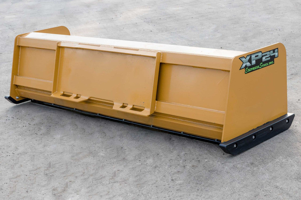 Express Steel | Turf Pusher | Model 8′ XP24 | SKU ES924T08 | Width 8′ | Hydraulic Flow 0 To 25 GPM | Horsepower 40+ HP | For Tractors & Skid Steers