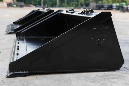 Express Steel | Smooth Bucket | Model Heavy Duty 84" | SKU ES-HDSB-0084 | Capacity 0.73 Cubic Yard | Durable American-Made Steel | Horsepower Up to 70 HP | For Skid Steers