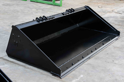 Express Steel | Smooth Bucket | Model Heavy Duty 84" | SKU ES-HDSB-0084 | Capacity 0.73 Cubic Yard | Durable American-Made Steel | Horsepower Up to 70 HP | For Skid Steers