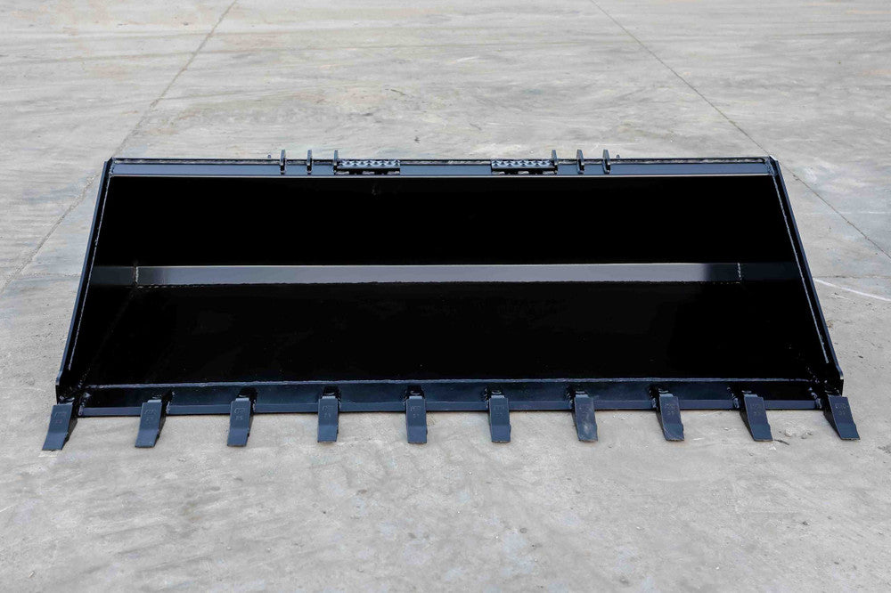 Express Steel Heavy Duty Tooth Bucket | SKU ES-HDTB-0084 | Width 84" | Hydraulic Flow 15–25 GPM | For Skid Steers