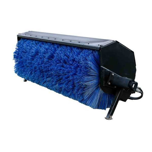 Express Steel | Hydraulic Angle Broom | SKU ES50120 | Width 84" | Hydraulic Flow 15 To 25 GPM | For Skid Steer