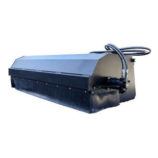 Express Steel 7' Pickup Broom | Width 84" | 15-25 GPM | For Skid Steer Loaders
