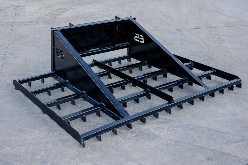 Express Steel | Landscape Rake | SKU ES80084 | 84" Width | Hydraulic Flow 15 To 25 GPM | For Skid Steers