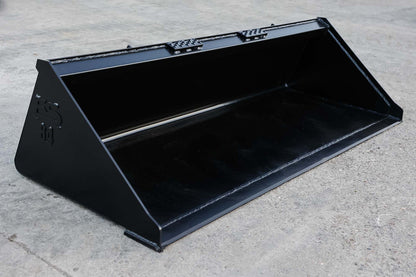 Express Steel | Smooth Bucket | SKU ES-STSB-0084 | Width 84" | Hydraulic Flow 0 To 25 GPM | For Skid Steers