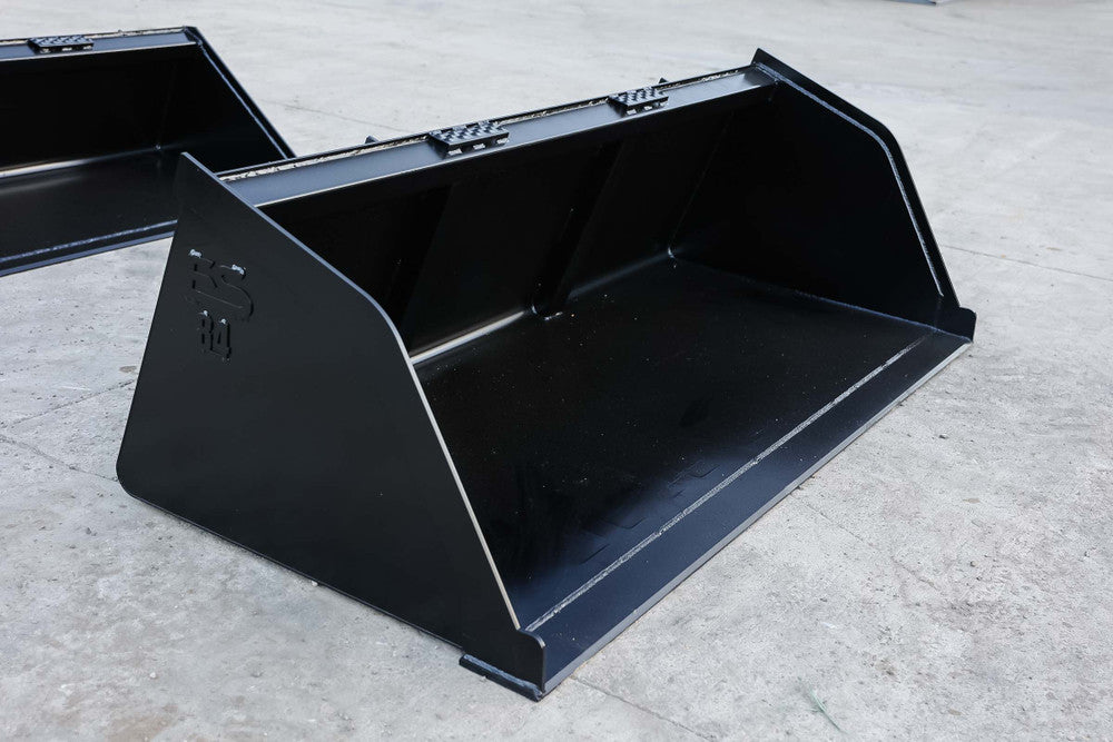 Express Steel | Snow/Mulch Bucket | SKU ES-STSMB-0084 | Width 84" | Hydraulic Flow 20 To 35 GPM | For Skid Steers