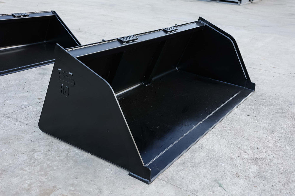 Express Steel | Snow/Mulch Bucket | SKU ES-STSMB-0084 | Width 84" | Hydraulic Flow 20 To 35 GPM | For Skid Steers