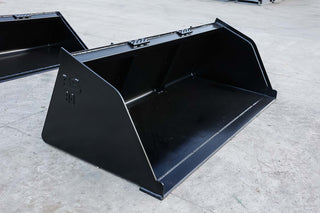 Express Steel 7' Heavy Duty Snow/Mulch Bucket | Width 84" | 20-35 GPM | For Skid Steers