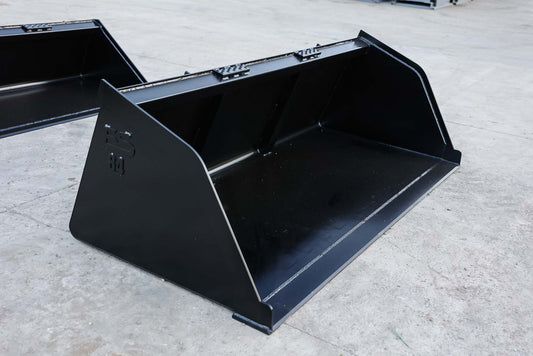 Express Steel | Snow/Mulch Bucket | SKU ES-STSMB-0084 | Width 84" | Hydraulic Flow 20 To 35 GPM | For Skid Steers