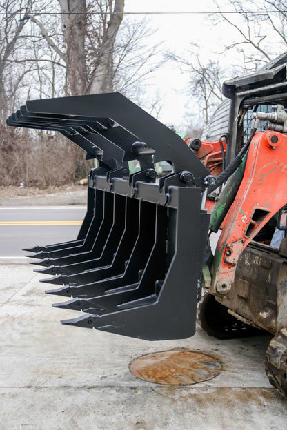 Express Steel | Vertical Extreme Grapple | SKU ES20180 | Width 84" | Hydraulic Flow 15 To 25 GPM | For Skid Steers