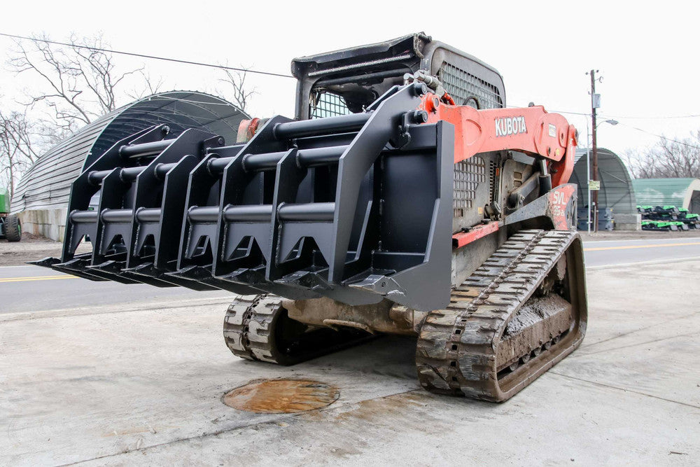 Express Steel | Vertical Extreme Grapple | SKU ES20180 | Width 84" | Hydraulic Flow 15 To 25 GPM | For Skid Steers
