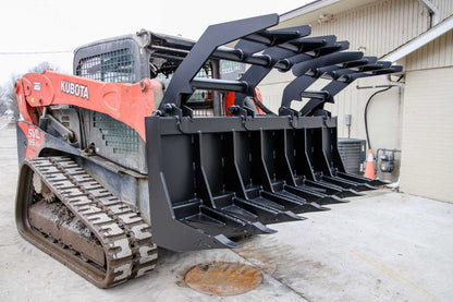 Express Steel | Vertical Extreme Grapple | SKU ES20180 | Width 84" | Hydraulic Flow 15 To 25 GPM | For Skid Steers