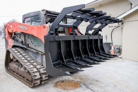 Express Steel | Vertical Extreme Grapple | SKU ES20180 | Width 84" | Hydraulic Flow 15 To 25 GPM | For Skid Steers