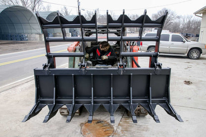 Express Steel | Vertical Extreme Grapple | SKU ES20180 | Width 84" | Hydraulic Flow 15 To 25 GPM | For Skid Steers