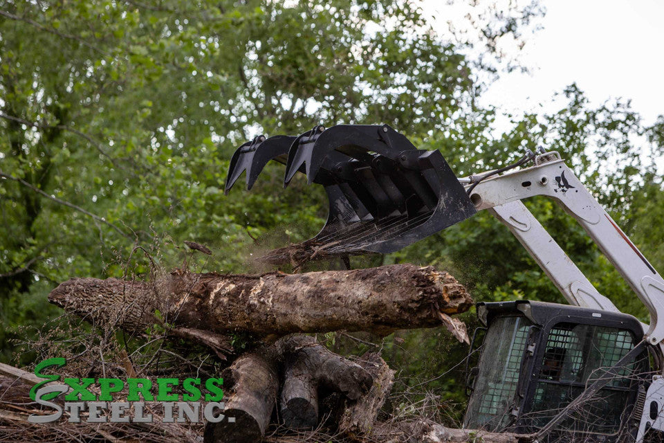 Express Steel XHD Grapple | SKU ES20150 | Width 84" | Hydraulic Flow 15–25 GPM | For Skid Steers