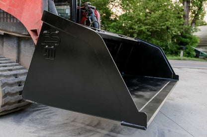 Express Steel | Snow/Mulch Bucket | SKU ES-STSMB-0090 | Width 90" | Capacity 1.24 Cubic Yards | Weight 620 lbs | Hydraulic Flow 0 To 25 GPM | For Skid Steers