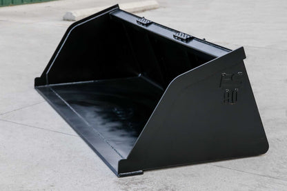 Express Steel | Snow/Mulch Bucket | SKU ES-STSMB-0090 | Width 90" | Capacity 1.24 Cubic Yards | Weight 620 lbs | Hydraulic Flow 0 To 25 GPM | For Skid Steers