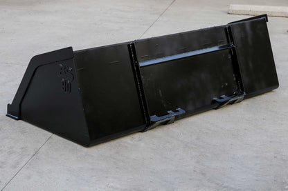 Express Steel | Snow/Mulch Bucket | SKU ES-STSMB-0090 | Width 90" | Capacity 1.24 Cubic Yards | Weight 620 lbs | Hydraulic Flow 0 To 25 GPM | For Skid Steers