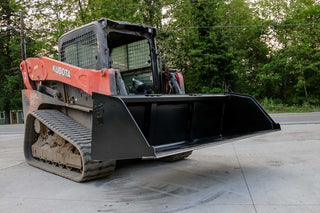 Express Steel 7.5' Heavy Duty Snow/Mulch Bucket | Width 90" | 25 GPM | For Skid Steers
