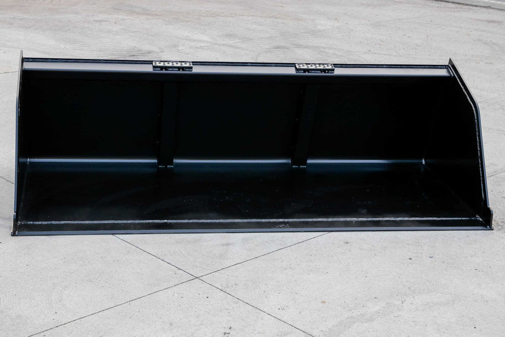 Express Steel | Snow/Mulch Bucket | SKU ES-STSMB-0090 | Width 90" | Capacity 1.24 Cubic Yards | Weight 620 lbs | Hydraulic Flow 0 To 25 GPM | For Skid Steers