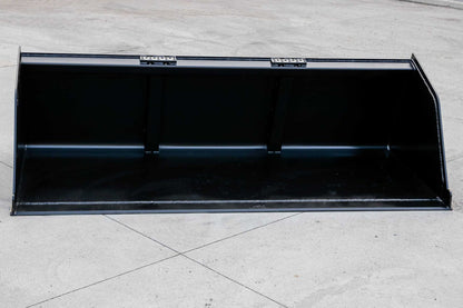 Express Steel | Snow/Mulch Bucket | SKU ES-STSMB-0090 | Width 90" | Capacity 1.24 Cubic Yards | Weight 620 lbs | Hydraulic Flow 0 To 25 GPM | For Skid Steers