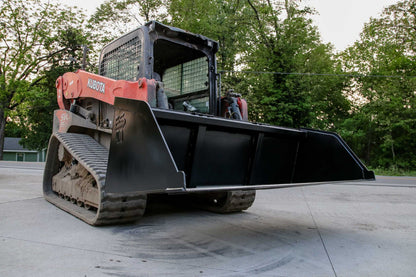 Express Steel | Snow/Mulch Bucket | SKU ES-STSMB-0090 | Width 90" | Capacity 1.24 Cubic Yards | Weight 620 lbs | Hydraulic Flow 0 To 25 GPM | For Skid Steers