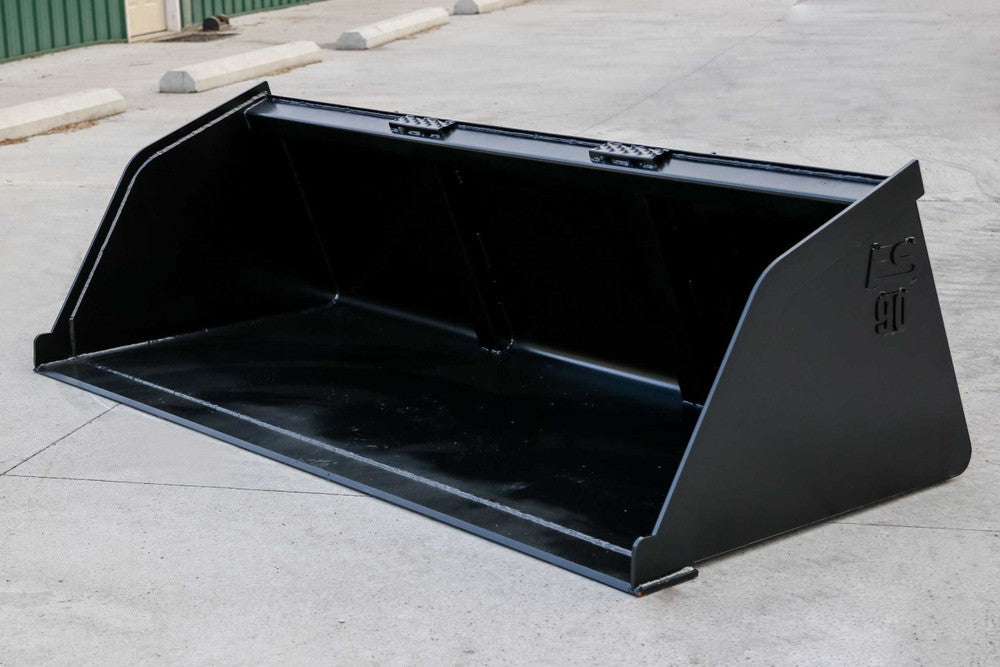 Express Steel | Snow/Mulch Bucket | SKU ES-STSMB-0090 | Width 90" | Capacity 1.24 Cubic Yards | Weight 620 lbs | Hydraulic Flow 0 To 25 GPM | For Skid Steers