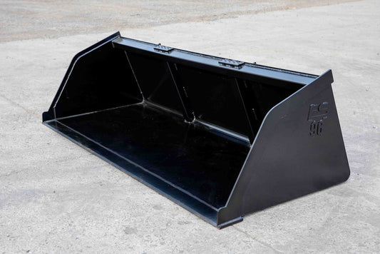 Express Steel | Snow/Mulch Bucket | SKU ES-STSMB-0096 | Width 96" | Capacity 1.28 Cubic Yards | Hydraulic Flow 15 To 25 GPM | For Skid Steers