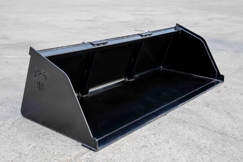 Express Steel | Snow/Mulch Bucket | SKU ES-STSMB-0096 | Width 96" | Capacity 1.28 Cubic Yards | Hydraulic Flow 15 To 25 GPM | For Skid Steers