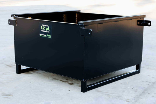 Express Steel | Box Seed Cart | Model ES Flying Job | SKU ES11120 | Width 48" | Capacity 1.2 Cubic Yards | 4,000 lb Payload Capacity | Horsepower 30 To 60 HP | For Crane, Tractor, UTV, ATV