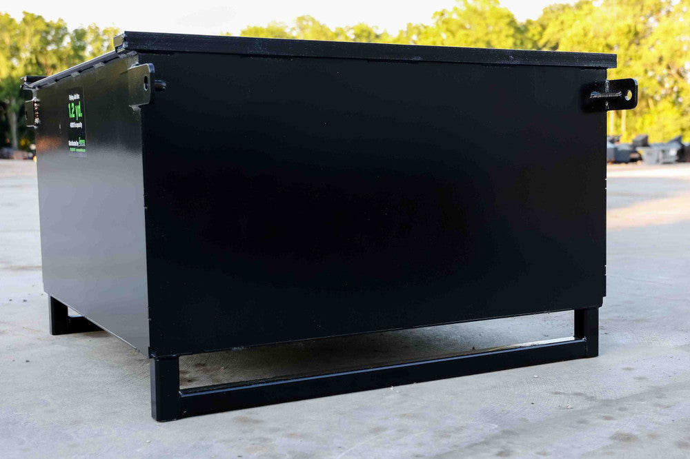 Express Steel | Box Seed Cart | Model ES Flying Job | SKU ES11120 | Width 48" | Capacity 1.2 Cubic Yards | 4,000 lb Payload Capacity | Horsepower 30 To 60 HP | For Crane, Tractor, UTV, ATV
