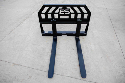 Express Steel Heavy Duty Pallet Forks | SKU ES60250-X | Fork Length 36"–60" | Frame Width 45.5" | Hydraulic Flow 15–25 GPM | For Skid Steers